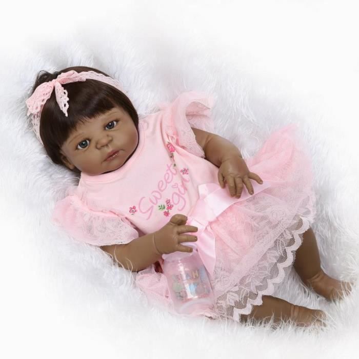 Silicone Reborn Poupees 22 Faux Bebe Fille Poupee Reborn Pour Peau Noire Cdiscount Jeux Jouets Silicone Reborn Poupees 22 Faux Bebe Fille Poupee Reborn Pour Peau Noire Cdiscount Jeux Jouets