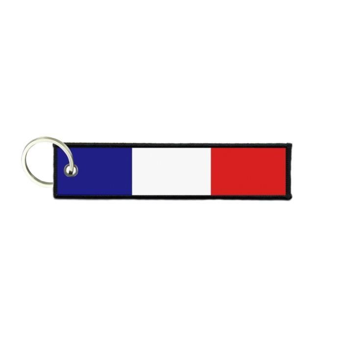 Porte-clés Brodé Patch Biker - Motifs 666, Pentagramme, Drapeau - Neuf Avec étiquettes