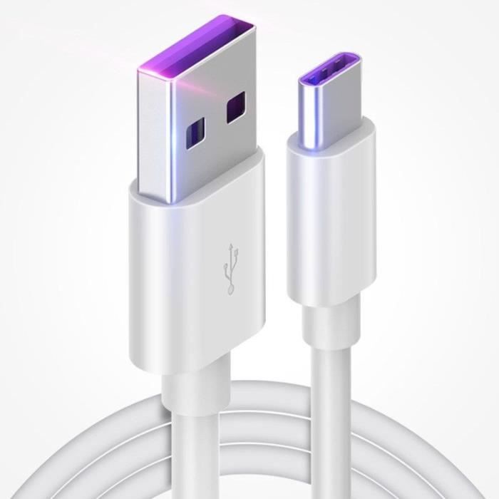 Câble Type C pour Huawei P30 Pro 2 Mètres Charge Rapide - Câble de Recharge-Synchronisation