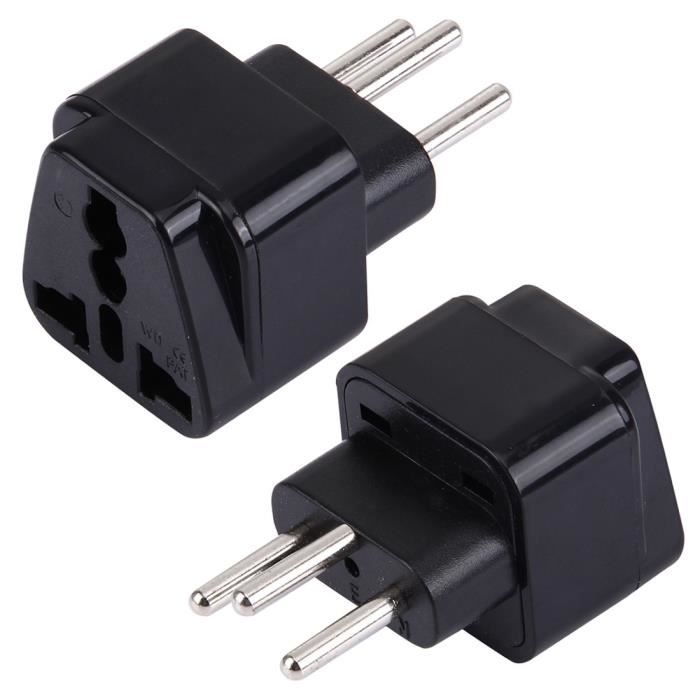 Adaptateur de prise électrique universel Suisse (Type J avec Terre)