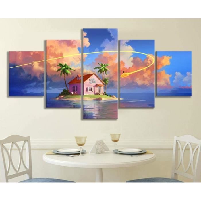 Poster Toile Son Goku - 40 X 60 Cm, Sans Cadre, Décoration Murale DBZ