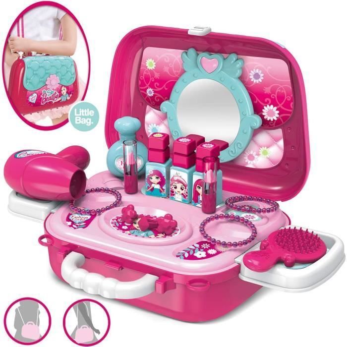 Malette Maquillage Enfant Fille Jouet,Kit de maquillage pour enfants,4  couche 180 degrés Forme de Sucette avec miroir pour Filles - Cdiscount Jeux  - Jouets