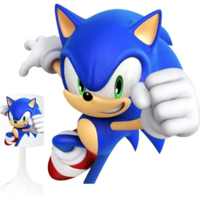 LAMPE DE CHEVET ENFANT DE CREATION , SONIC 3, Cdiscount Maison
