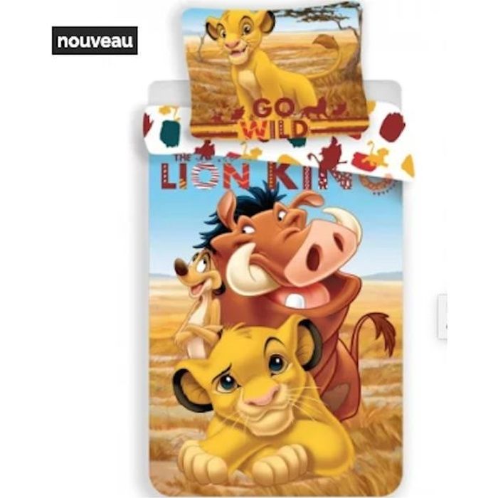 Parure De Lit Bebe Linge De Lit Enfant Le Roi Lion 100 135 Cm 40 60 Cm Cdiscount Maison Parure De Lit Bebe Linge De Lit Enfant Le Roi Lion 100 135 Cm 40 60 Cm Cdiscount Maison