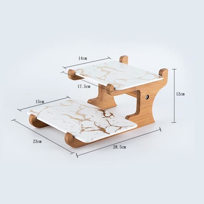 Support à Gâteaux En Verre Miniature 1:12 – Pour Maison De Poupées – Fait Main UK