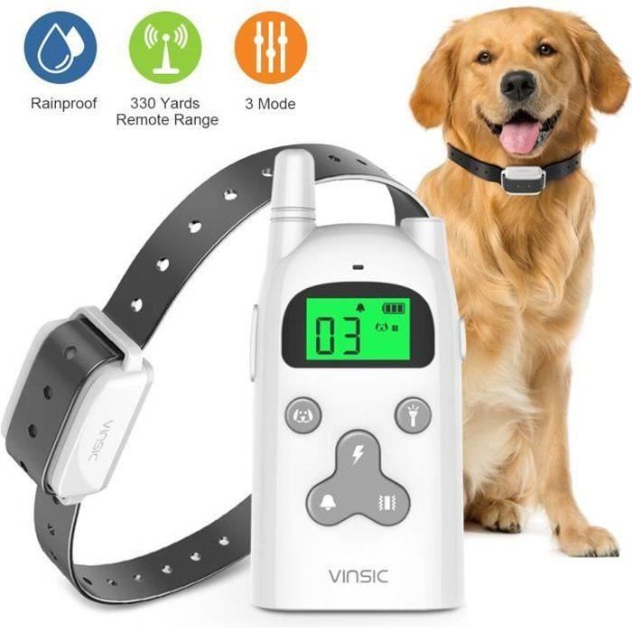 Collier De Dressage électrique Pour Chien Avec écran LCD Et Vibration – Idéal Pour éducation Canine