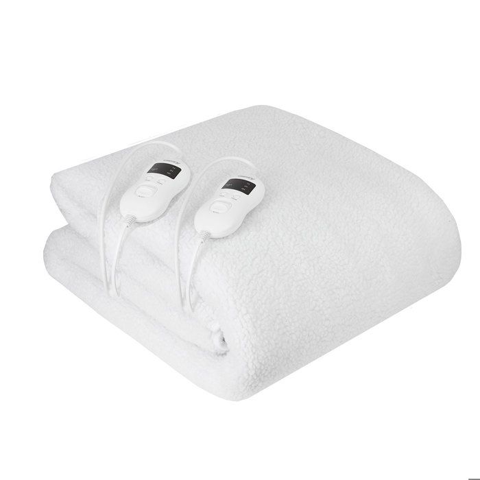 Chauffe-lit électrique 160x180cm 8 température minuteur Lavable 170W Camry CR 7421 170W Blanc