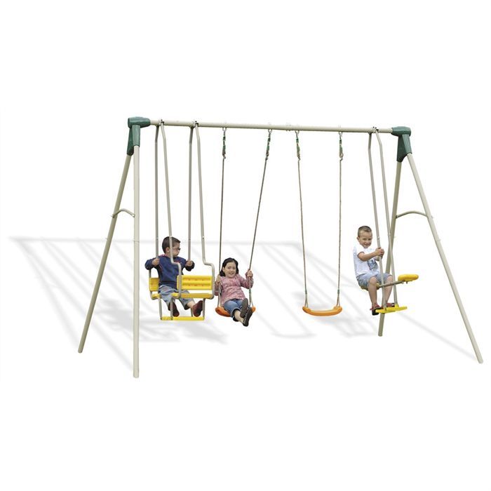 Trigano Portique Metal Amca Concept Garden 2 50 Achat Vente Balancoire Portique Cdiscount