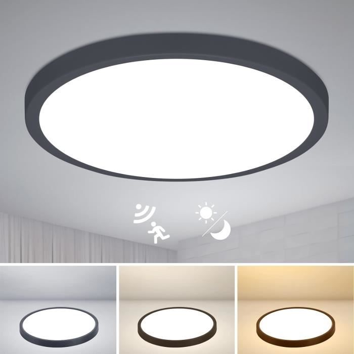 Depuley Projecteur Extérieur 35W 2800LM Avec Détecteur Mouvement - Triple Spot LED Angle Réglable IP65, Blanc Froid 6500K