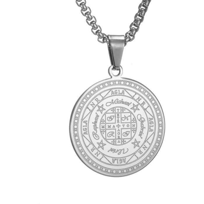 Médaille Des 7 Archanges En Acier Inoxydable – Protection Spirituelle