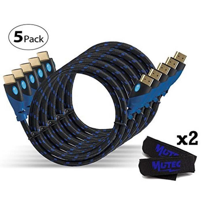 Câble HDMI premium v1.4 compatible 3D et Ethernet 1080p 50 pieds main image 1