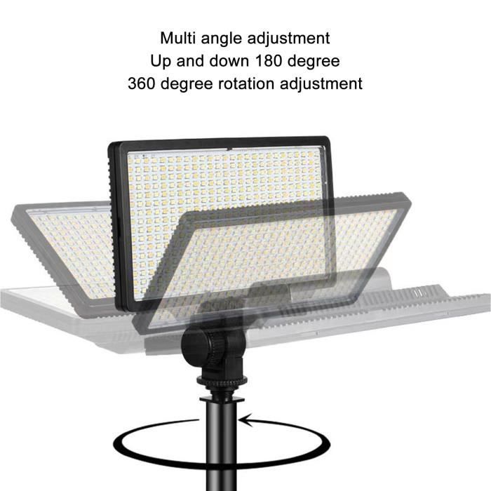 CL-36 LED Vidéo Conférence Light Dimmable,Lumière Photo Téléphone avec