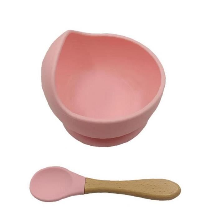 Cuillere En Silicone Cuillere De La Premiere Etape Bebe Nourrissant Bols Bols Cuilleres Auto Alimentation Fournies Pour Bebes En Bas Cdiscount Maison
