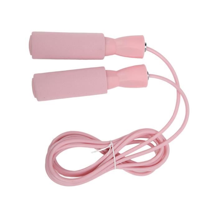 Corde à Sauter Réglable Pour Enfants - Poignées En Bois Et Corde En Coton 2,5m - Idéal Pour Fitness Et Jeu