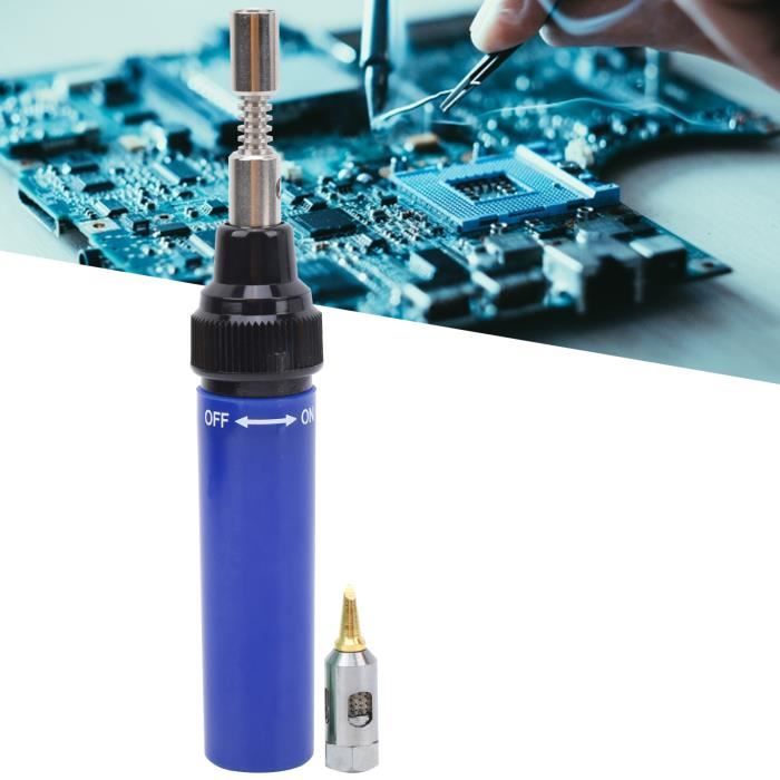 Chalumeau De Soudage à Gaz Rechargeable - Stylo Soudeur Multifonction - Pour Petits Travaux, Bijoux, PVC, Pyrographie - Gaz Non Fourni