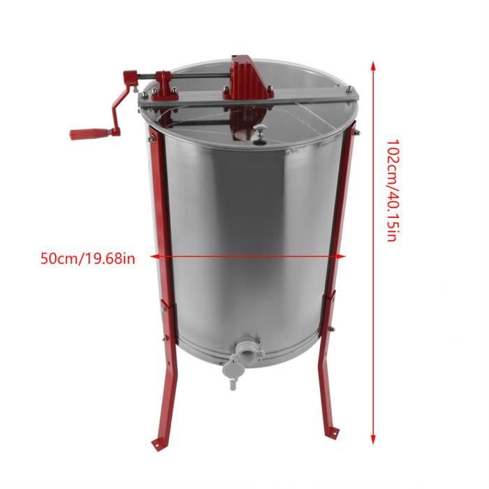 Extracteur De Miel Manuel Wiesenfield 2 Cadres - Inox Pour Apiculteurs