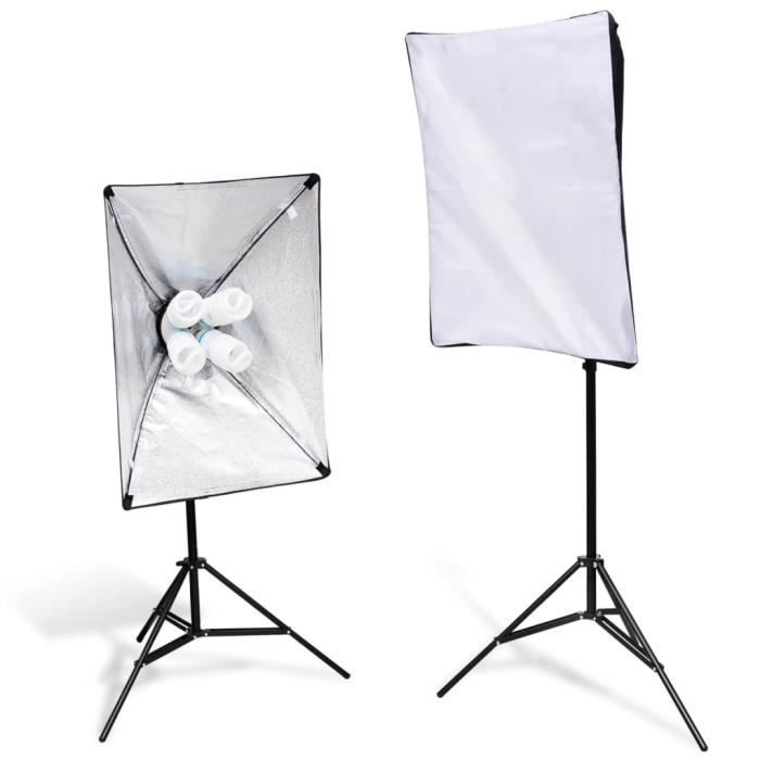 Kit Flash de Studio Photo - 2x FI-800A 800 Ws, 2x trépied 250cm, 2x Kit Flash de Studio Photo - 2x FI-800A 800 Ws, 2x trépied 250cm, 2x