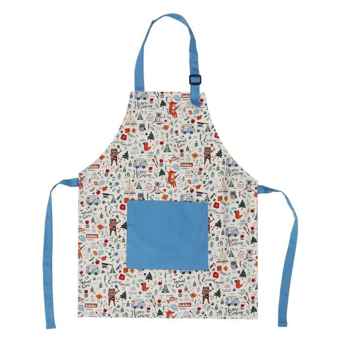 Tablier De Peinture Enfant – Manches Courtes, Grandes Poches, Coton, Lavable, Pour école, Arts & Artisanat