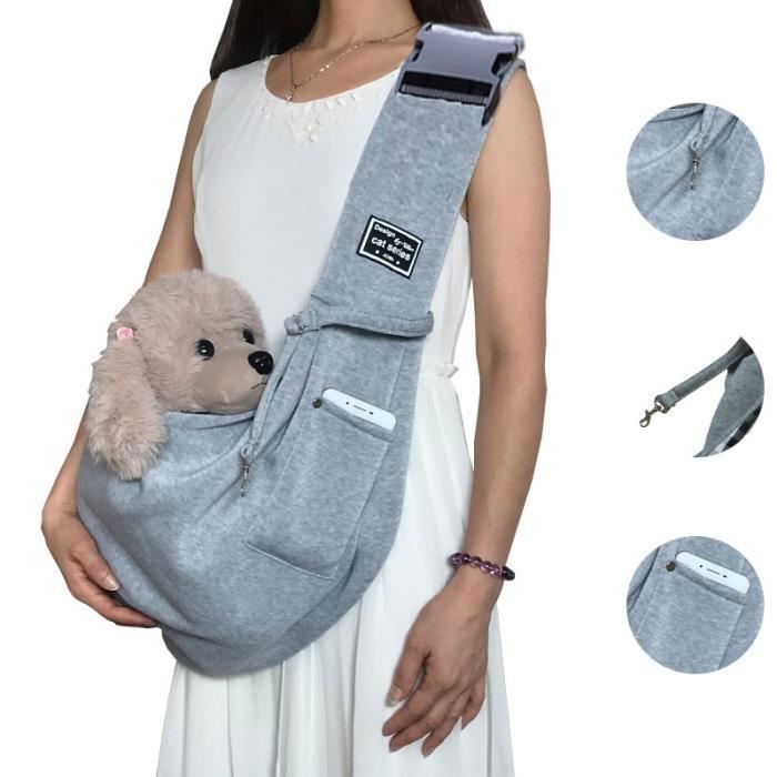 Meilleurs prix pour Sac de transport pour chat/chien - - - Gris - Respirant - Portable