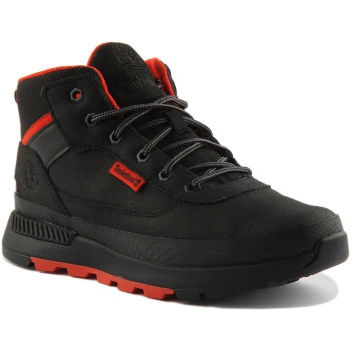 Timberland rouge best sale noir