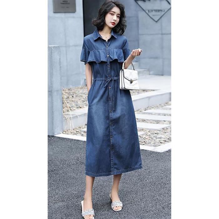 Robe en jean ete 2020 Clearance