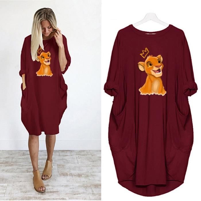 Robe roi lion fille sale