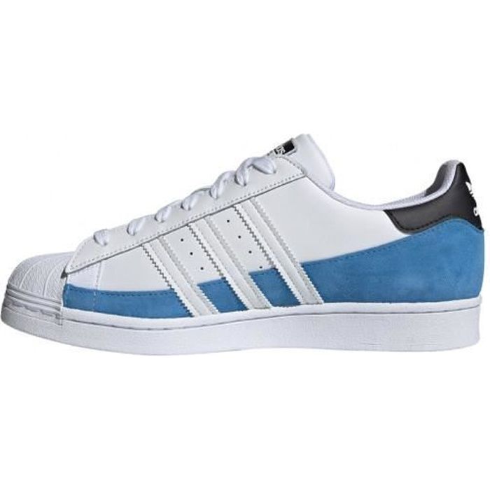 ADIDAS ORIGINALS Baskets Superstar - Blanc et bleu - Enfant garçon -  Cdiscount Chaussures