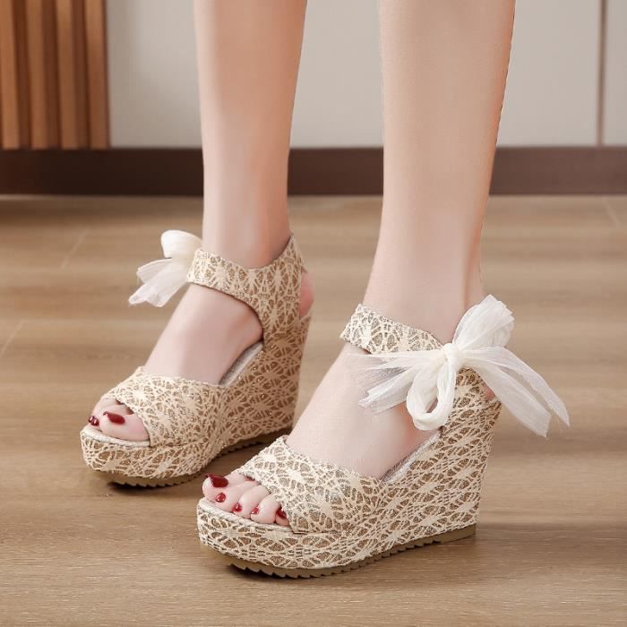 Escarpins à Plateforme Argentés Vintage - Bout Ouvert, Style été, Taille UK 4 (Primark)