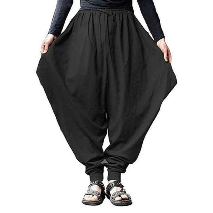 Pantalon femmes - en coton et lin style décontracté - FR30KP Pockets