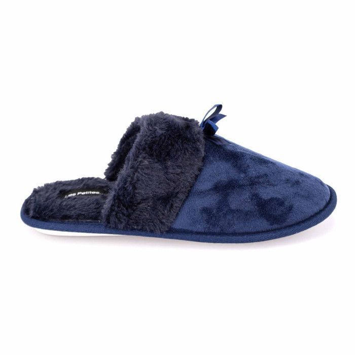 Chaussons fausse fourrure noeud Carmeline Femme LES PETITES PARIS