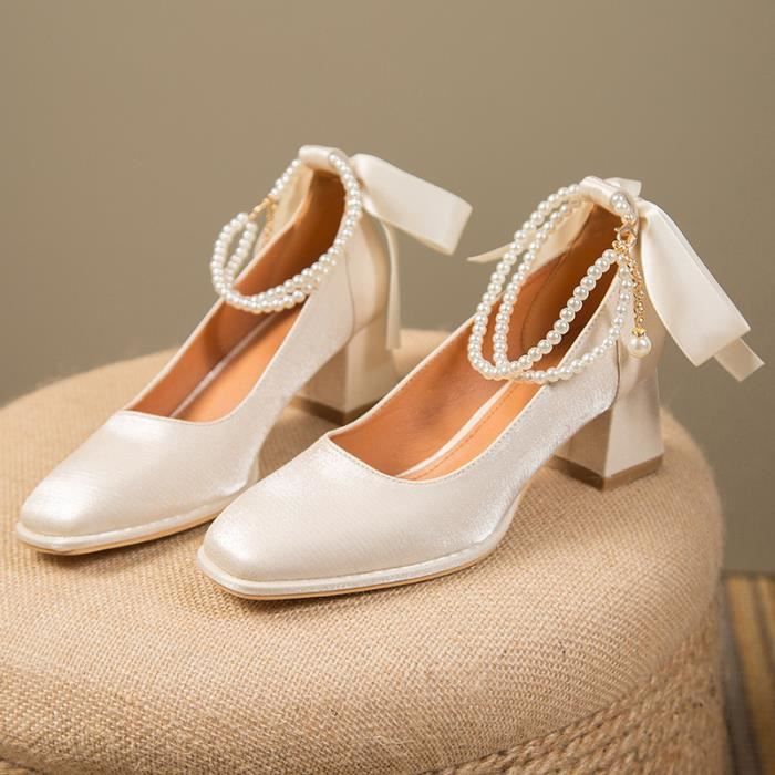 Escarpins ivoire mariage femme sales
