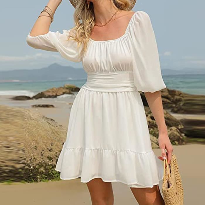 Robe trapeze plissée deals