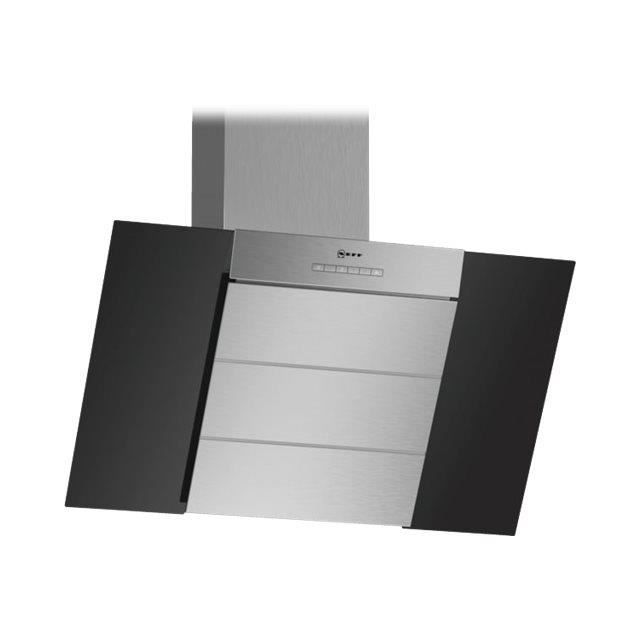 Neff N 50 D85ibe1s0 Hotte Hotte Decorative Largeur 80 Cm Profondeur 46 7 Cm Evacuation Recyclage Inox Noir Achat Vente Hotte Cdiscount