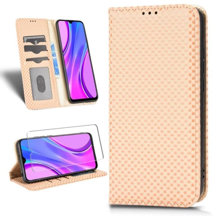 Housse Portefeuille Avec Verre Trempé Pour Xiaomi Poco X7 Pro 5G – Noir, Rouge, Bleu