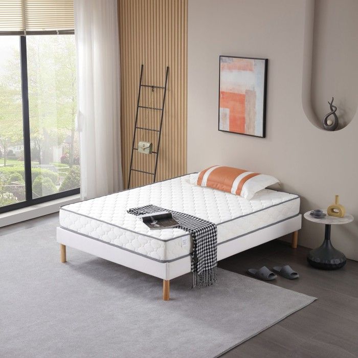 Matelas Mousse 140x200 cm Haute Résilience 30 Kg/m3 Soutien Ferme Doux - MATELAS DOUX REVE