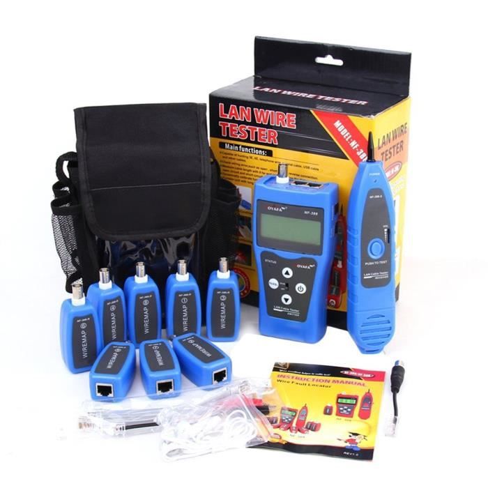 Noyafa NF 388 testeur de câble réseau multifonction Tracker RJ45 Lan tester Cdiscount Bricolage