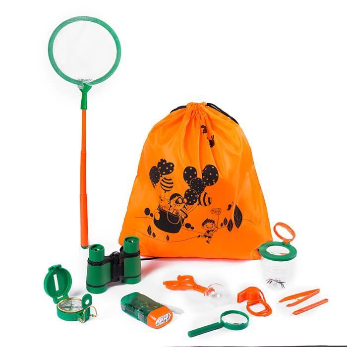 11 Pieces Enfants Kit D Explorateur En Plein Air Cadeaux Anniversaire Cadeau De Noel Enfant Ensemble Cdiscount Jeux Jouets