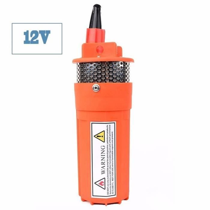 Pompe à Eau Solaire Submersible 12V 200W - Hauteur Max 40m - Corps Acier Inox - Pour Puits, Arrosage, Irrigation