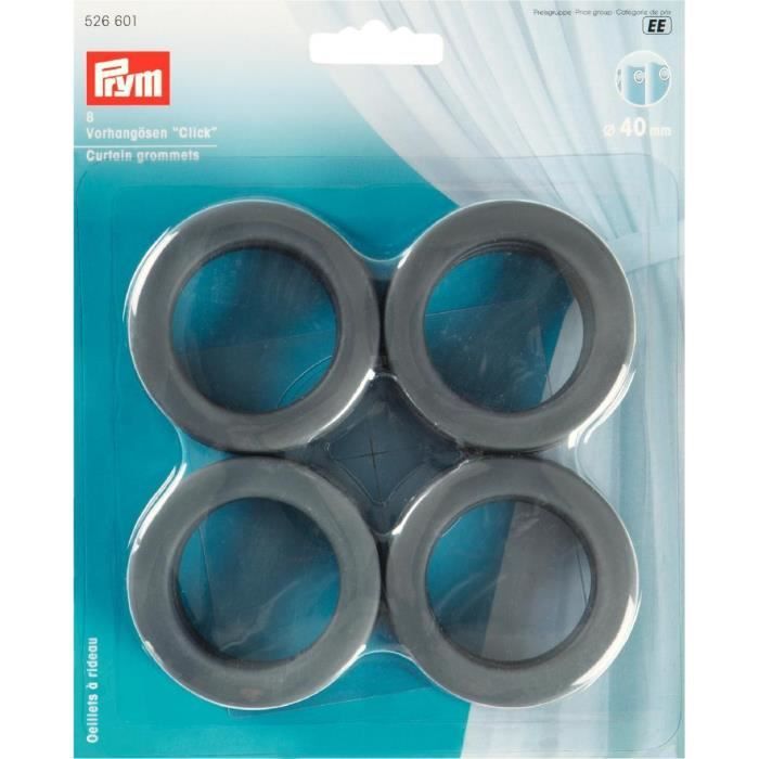 Prym Oeillets A Rideau 40 Mm Noir Mat Achat Vente Agrafe Boucle Prym Oeillets A Rideau 40 Mm Cdiscount