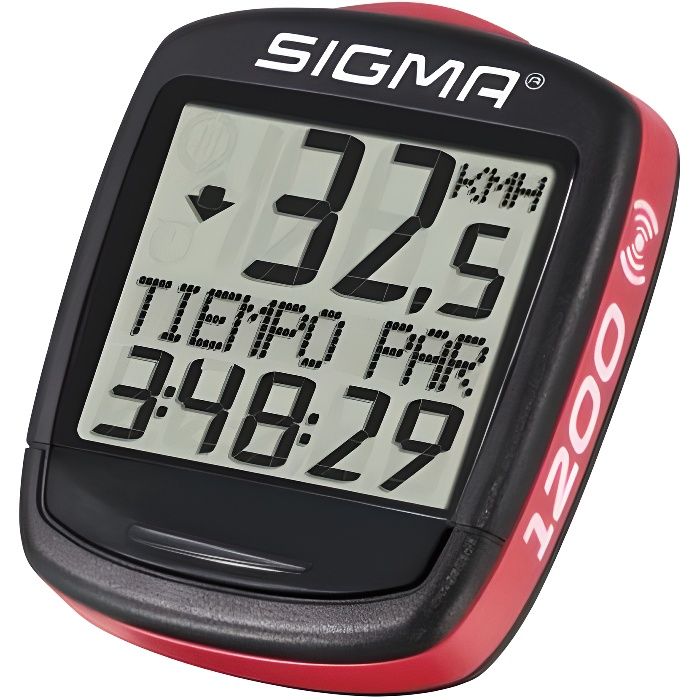 Compteur velo Sigma Baseline Bc 1200 Wl GPS Cardio Cdiscount Sport