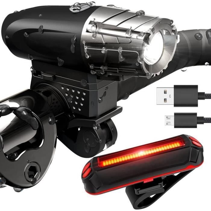 Phare De Vélo LED Rétro - Lampe Frontale Pour Conduite De Nuit - Neuf