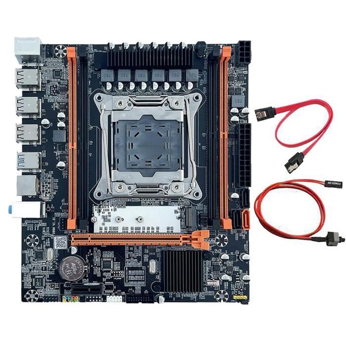 Carte mère DDR4 - HURRISE - X99 DUAL F2 - LGA2011 V3 V4 - 10xSATA3.0 - 256 Go max