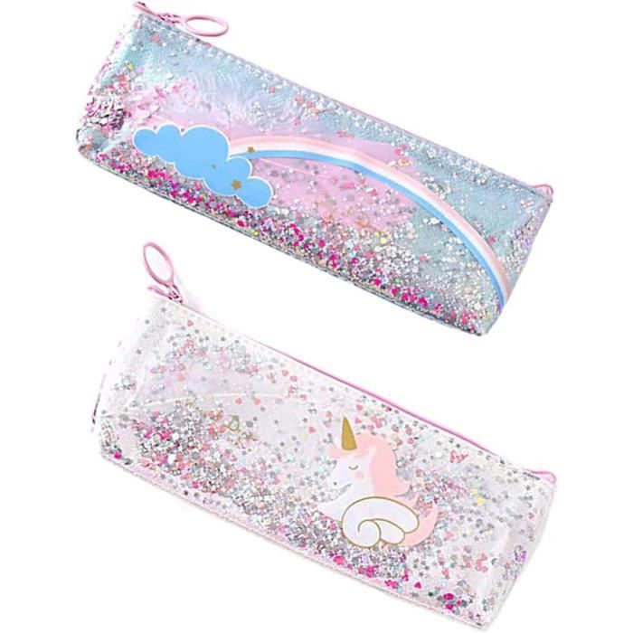 Oyachic Trousse à Crayons à 3 Compartiments De Grande