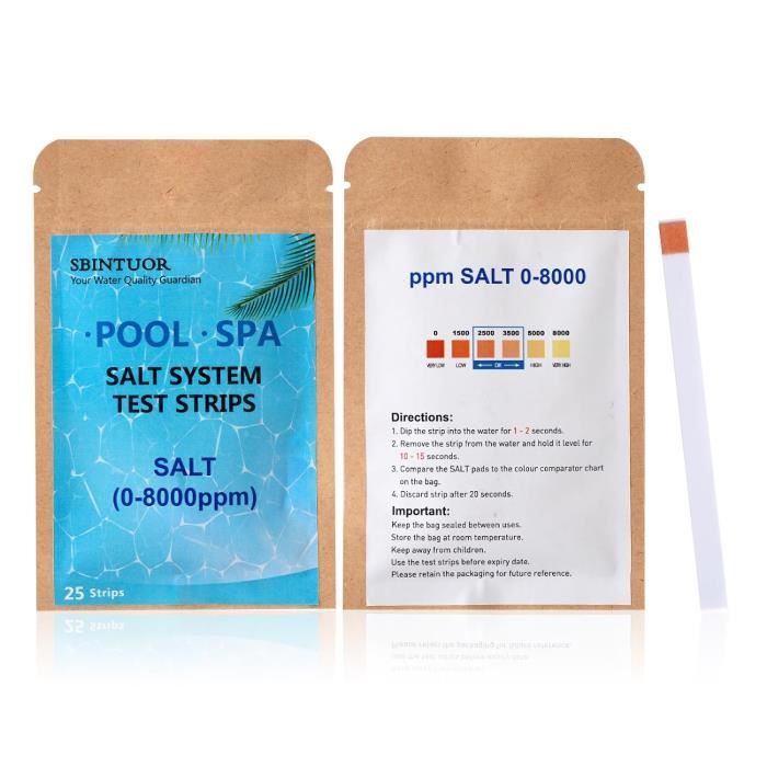 Testeur De Salinité Piscine Numérique - Compteur Sel ABS Pentype 0-199.9 PPT Pour Eau Salée