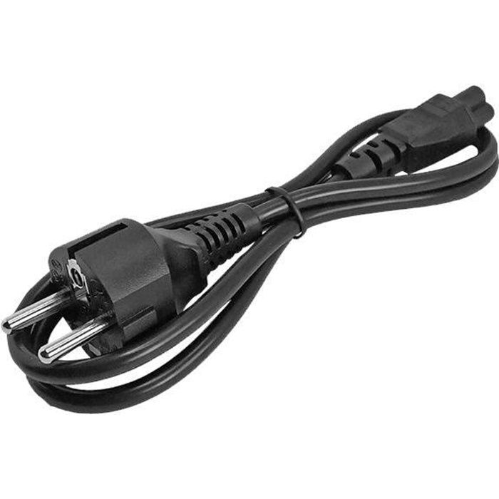 Schuko /à la norme IEC 320 C13 2m Gris Cordon dalimentation /à angle Wentronic Import Allemagne