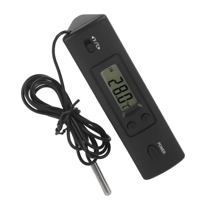 Thermomètre Bimétallique Industriel Haveratio - Jauge De Température Métal 0-50/100/150/200/300°C - Sonde 100mm Pour Pipelines