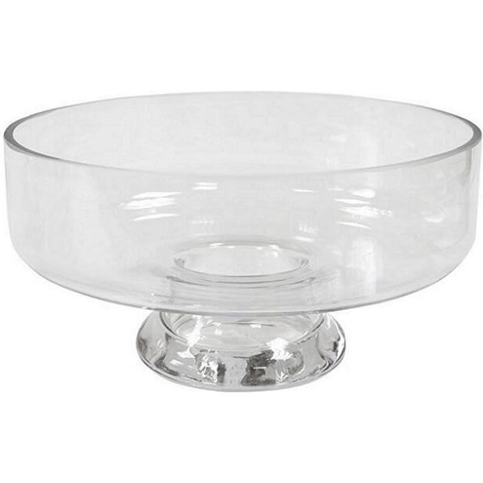 Vase coupe sur pied transparent 10.5cm (x1) REF/VER3000 Cdiscount Maison