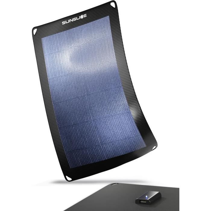 Panneau Solaire Flexible 10 W 5 V - 300x145 Mm, Portable, USB, Pour Charge Téléphone, Camping - 3