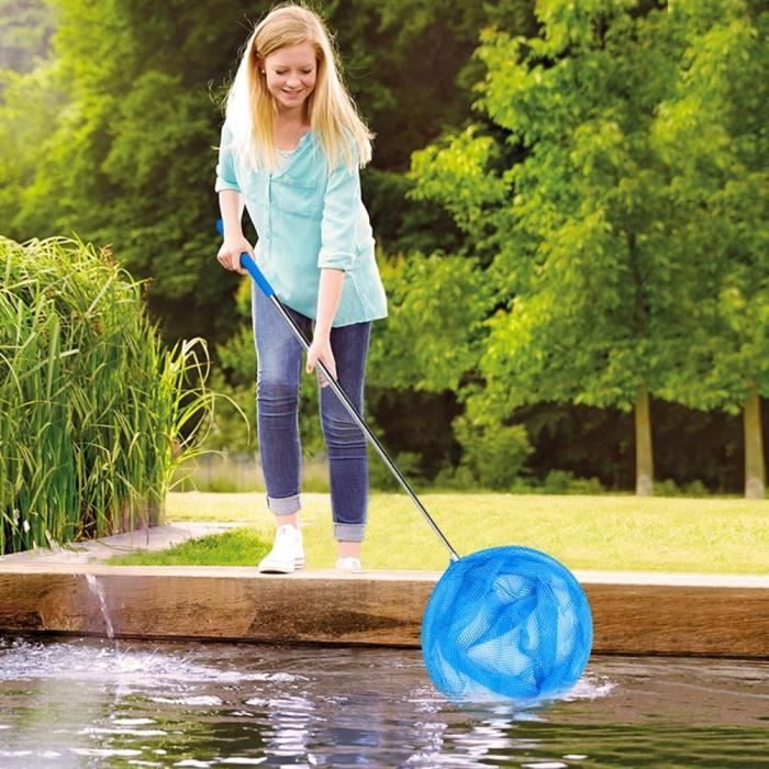 Filet à Feuilles Ovale Pour Piscine Hors Sol - Épuisette Robuste Avec Coutures Renforcées Pour Nettoyage Efficace