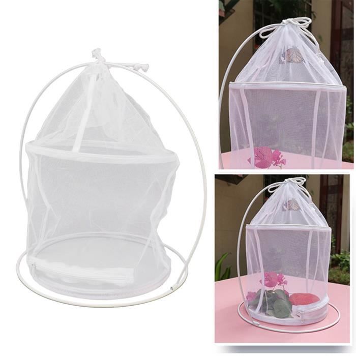 Cage Papillons Observation Cage Mesh Aération Cage De Protection Pliable Pour Insectes Et